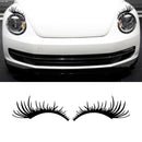 Porsche Volkswagen Beetle Black Car Headlight Eyelash Sticker Eyebrow Decal