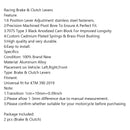 Short Clutch Brake Lever For KTM 390 2019 Silver Generic