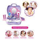 21Pcs Pretend Play Cosmetic Set Kit Beauty Toys Makeup Toy for Little Girls Kids