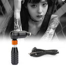 Rotary Tattoo Machine Shader Gun Liner Pen Grip Needle RCA Cord Motor Kits Black