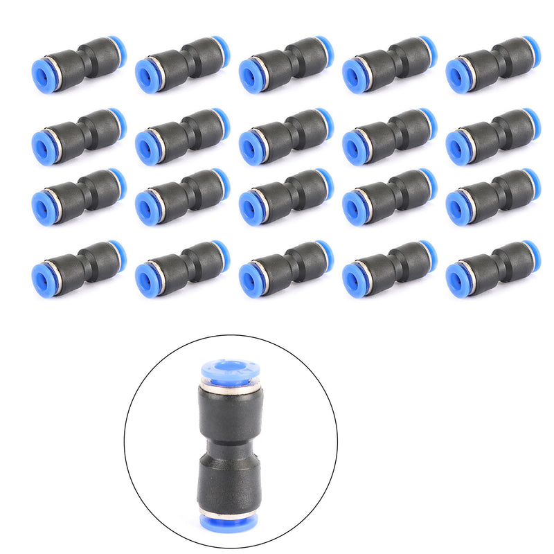 Pneumatic Air Quick Push to Connect Fitting "L" "T" "Y" Straight Split Tube 6mm