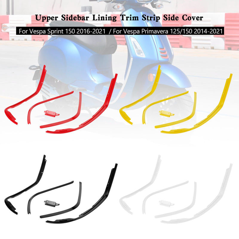 Vespa Primavera 125/150 2014-2021 Upper Sidebar Lining Trim Strip Side Cover
