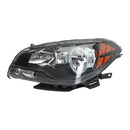 Chevrolet Malibu 2008-2012 Black Housing Clear Amber Headlights Assembly