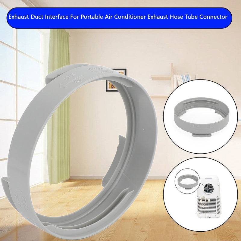 Exhaust Duct Interface For Portable Air Conditioner Exhaust Hose Tube Connector