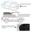 Waterproof Car Roof Top Rack Carrier Cargo Bag Luggage Cube Bag w/ Non-Slip Mat