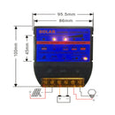 Solar Charge Controller PWM 10A-50A 12V Build In Timer Battery Control Adapter