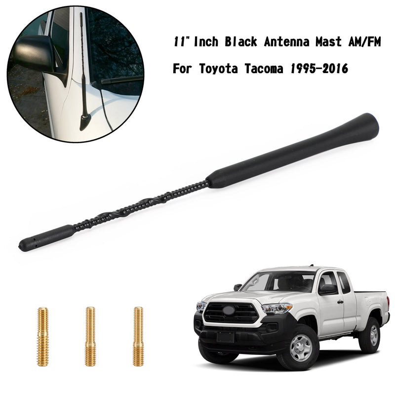 Toyota Tacoma 1995-2016 Black Antenna Mast AM/FM 11"Inch