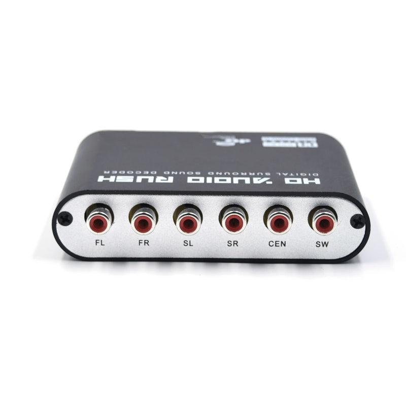 Converter DTS AC3 Source to 5.1 Analog Digital Stereo Audio Decoder US Plug