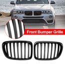 BMW X1 E84 2009-2014 SUV Gloss Black Front Hood Kidney Grill Grille
