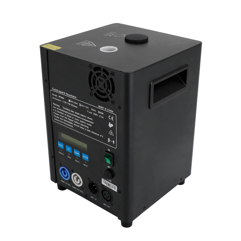 DMX Compatible 600W Electronic Cold Spark Machine for Events