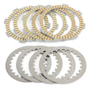 Clutch Kit Iron& Friction Plates for Honda CR80 CB SL CD CLR XLR XR CM 100 125 Generic