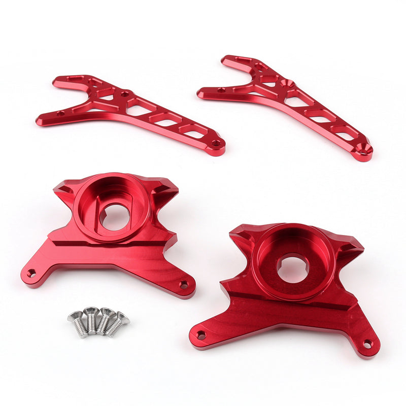 CNC Rear Wheel Axle Stand Pick Up Hook Set For 2013-2016 Yamaha MT-07 FZ-07 Red Generic