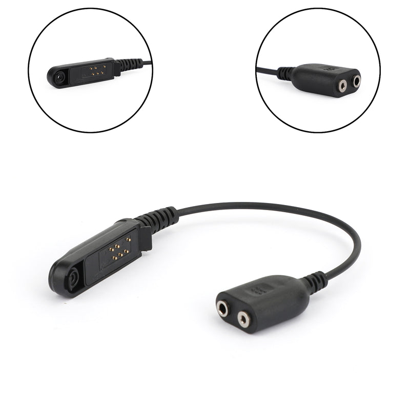 Walkie Talkie K 2Pin Headset Port Converter Fit for Baofeng UV9R BF-9700 BF-A58