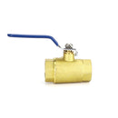 1" Ball Valve Female L Port 600 WOG NPT Brass Ball Valve Threaded Plumbing