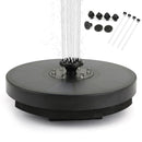 Solar Powered Fountain Water Pump Night Floating Garden Bird Bath Kit