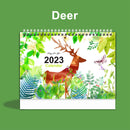 2023.1-2023.12 Month To View Stand Up Desk Office Top Calendar Planner