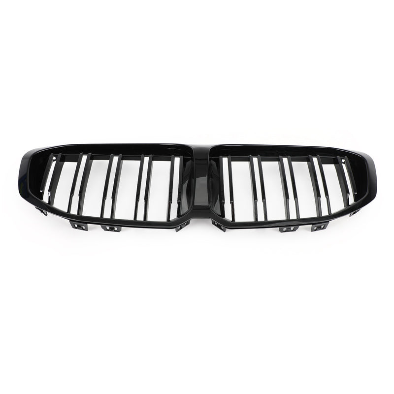 Gloss Double Black Front Replacement Hood Grille Fit BMW F40 1-Series 2019-2023 Generic