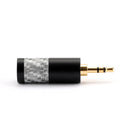 1PC Mini 2.5mm 3 Pole Stereo Plug Audio Connector Fit DIY Headphone Black