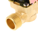 1/2" DC12V Normally Closed Brass Electric Solenoid Valve For Water Control 300mA