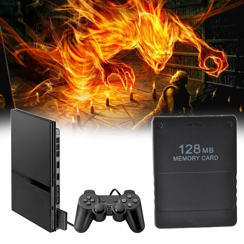 Memory Card for Sony 128MB Megabyte PS2 PlayStation 2 Slim Game Data Console