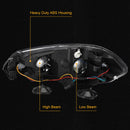 2006-2007 Montee Carlo 2 Door Coupe/4 Door Sedan Chrome Housing Clear Amber Headlights Assembly