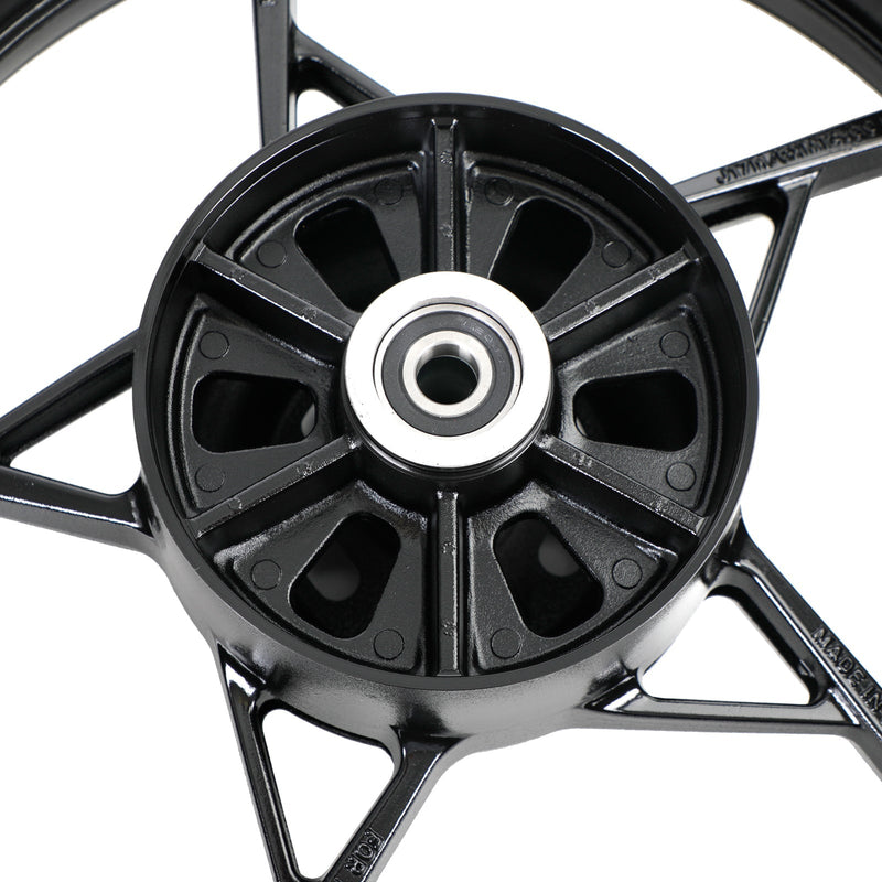 Black Rear Wheel Back Rim For Kawasaki Z400 EX400 Ninja 400 ABS 2018-2023 Generic