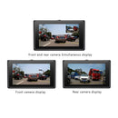 3" 140° Waterproof Dual Action Camera Video Recorder DVR for Motorcycle IP68 Generic