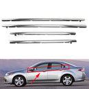 4x Car Outside Window Weatherstrip Seal Belt Moulding For Acura TSX 2009-2014 Generic