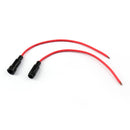 20Pcs 6x30mm AGC Glass Fuse Holder In-line Screw Type With 16 AWG Wire Cable