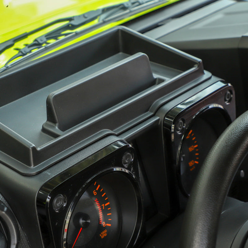 Interior Dashboard Storage Box Organizer Holder Black For Suzuki Jimny 2019-2021 Generic