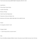 Front Chrome Center Hubcap 68081010AB Fit Dodge Ram 3500 2011-2018 Dually LH RH Generic