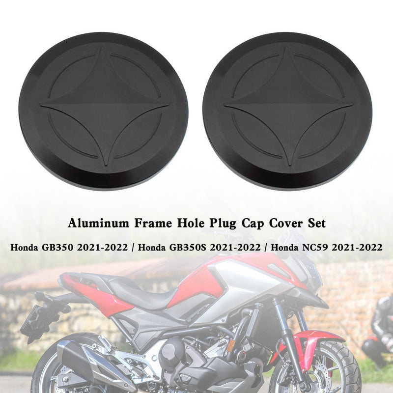 2021-2022 Honda GB350 NC59 CB350 Aluminum Frame Hole Plug Cap Cover Set