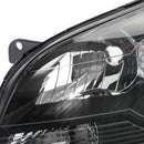Chevrolet Malibu 2008-2012 Black Housing Clear Amber Headlights Assembly