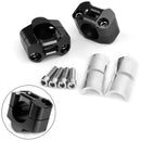 Areyourshop CNC Aluminum Motorcycle Handlebar Risers 22-28mm Universal Clamp Mount