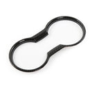 Carbon Fiber Front Water Cup Holder Cover Trim For Mustang 2015+ Generic