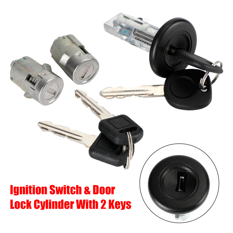 2003-2006 Chevrolet Silverado Suburban Tahoe Ignition Switch & Door Lock Cylinder With 2 Keys 707835 706592 598007