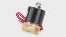 1/4" AC 220V Brass Normally Closed Electric Solenoid Valve BSP Gas Water Air N/C