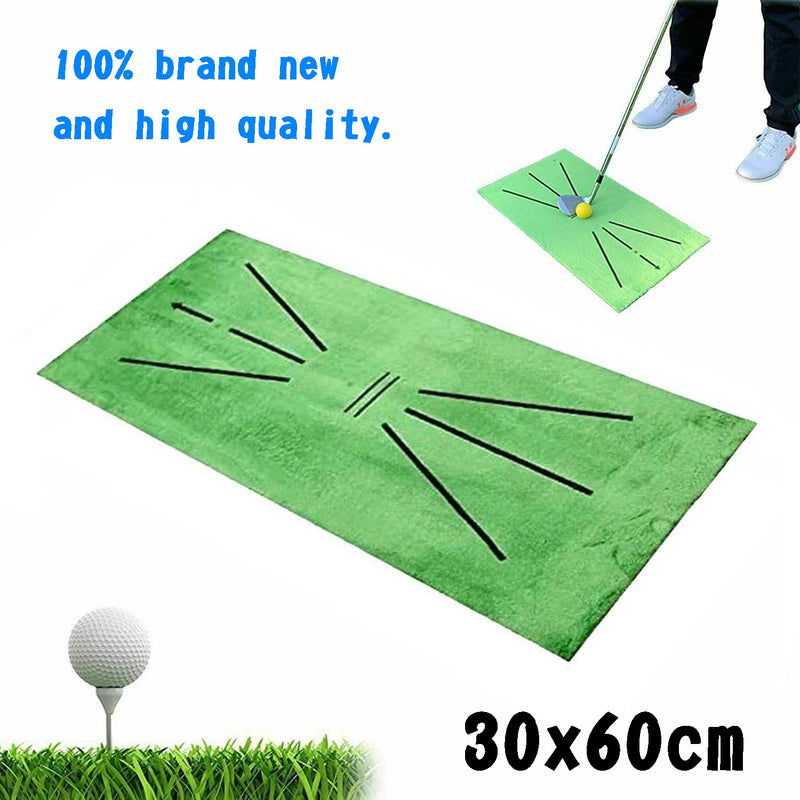 Golf Training Mat Swing Detection Batting Practice Training Aid Game 30x60cm