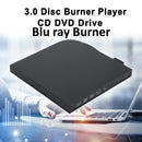 Blu ray Burner Slot In USB External BD-R BD DVD CD RW Disc Writer Movie Player