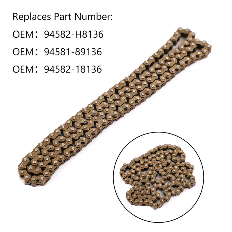 Drive Chain For Yamaha 94581-89136 94582-18136 94582-H8136 Yp400 Cp250 Yp250G Generic
