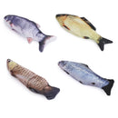 New Realistic Electric Plush Simulation Fish Cat Stuffed Toy Wagging Fish Catnip