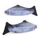 New Realistic Electric Plush Simulation Fish Cat Stuffed Toy Wagging Fish Catnip