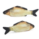 New Realistic Electric Plush Simulation Fish Cat Stuffed Toy Wagging Fish Catnip