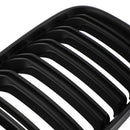 2PCS Kidney Grill Grille 51138469959 fit BMW G01 X3 G02 X4 2018-2021 Matt Black