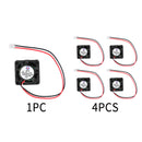 Brushless DC Cooling Blower Fan 12V 0.1A 2510B 25x25x10mm 2 Pin Wire