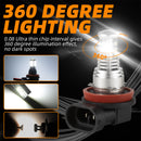 LED Headlight 6000K 2000W 300000LM Low Beam bulbs High Power Generic