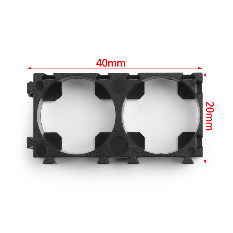 40¡Á 18650 Battery Pack Cell Spacer Shell Radiating Plastic Holder Bracket Storage