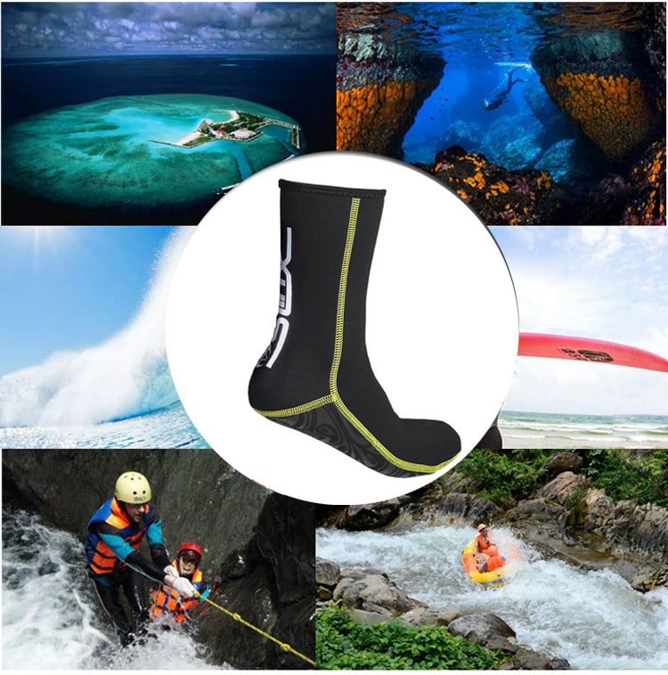 Snorkeling Shoes 1Pair BootTP Neoprene 3MM Seaside Surfing Socks Diving Non-Slip