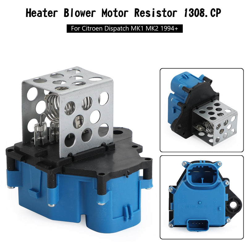 Heater Blower Motor Resistor 1308.CP For Citroen Dispatch MK1 MK2 1994+ Generic