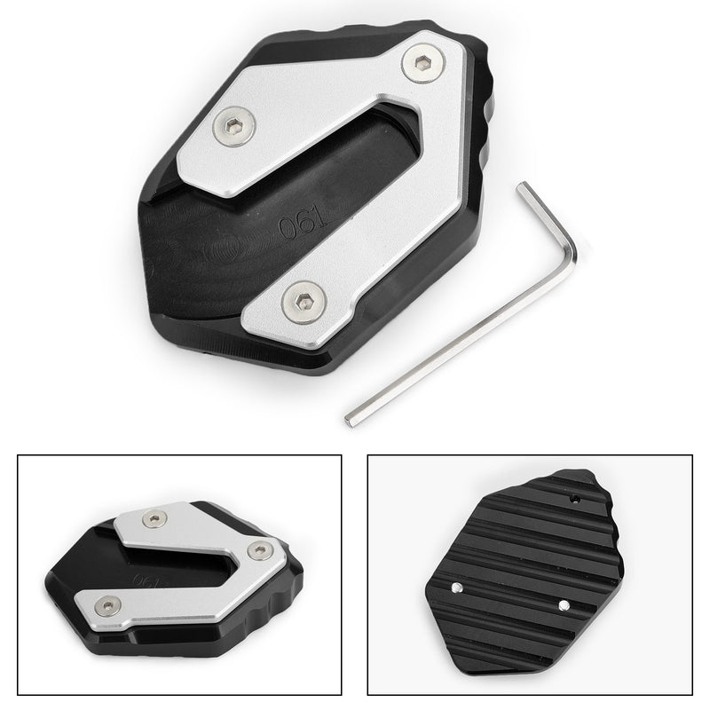1PC CNC Kickstand Side Stand Plate Extension Pad For Yamaha MT-07 FZ-07 18 Generic